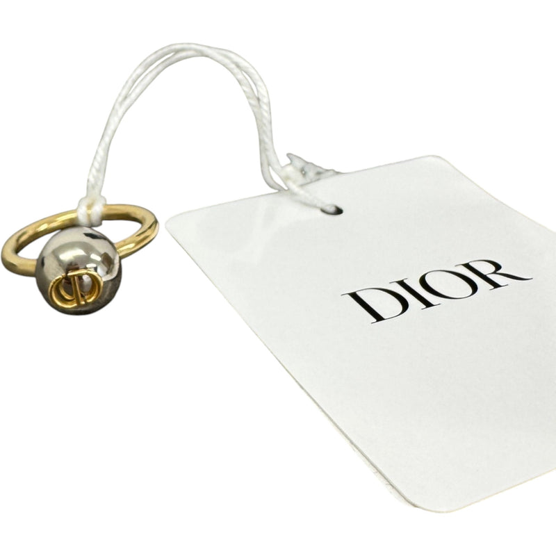 Women's CD Logo Ring Gold Size M
