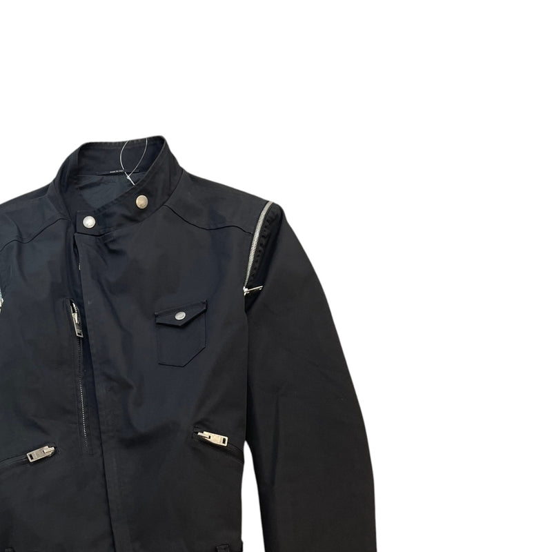 Men's Biker Jacket Black Size S