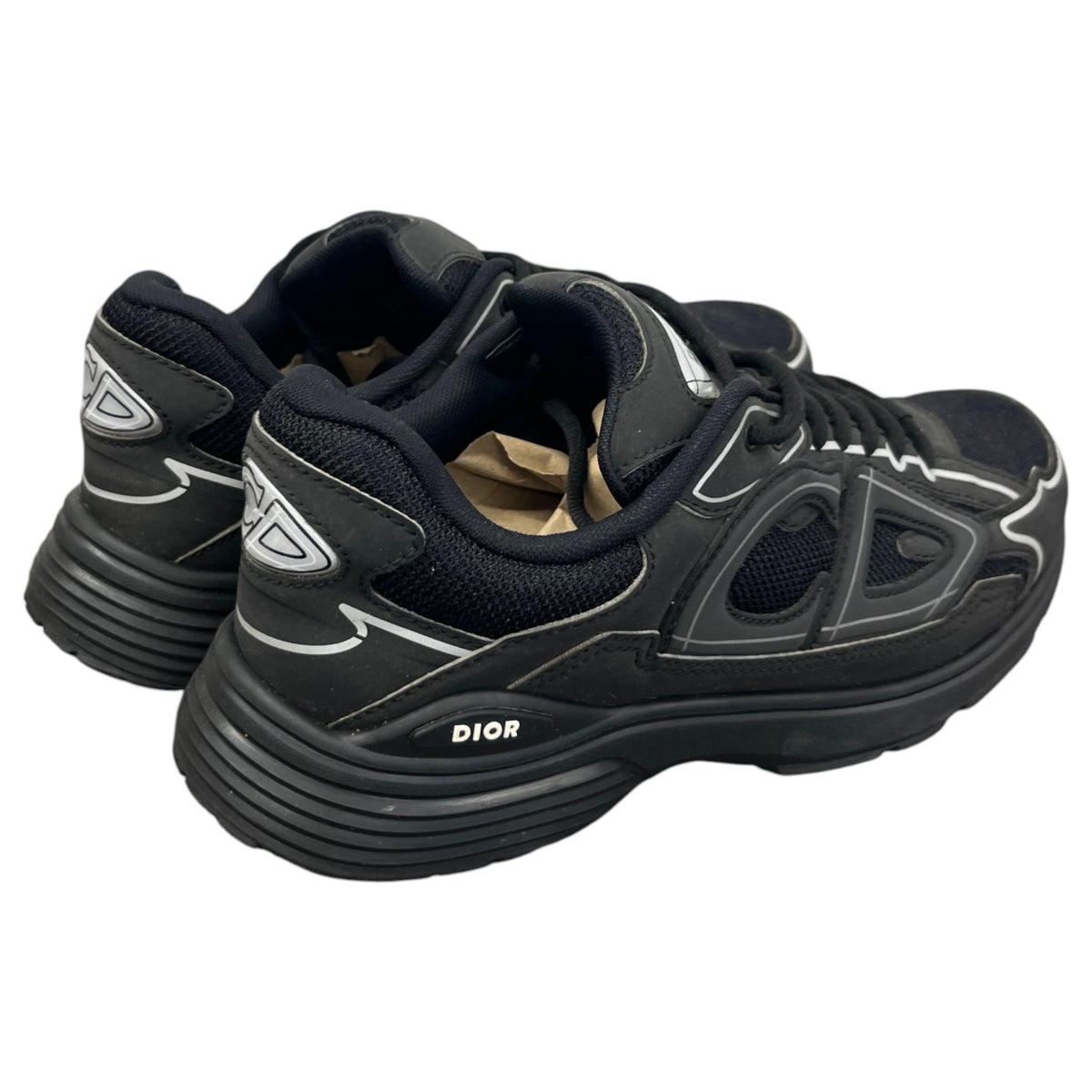Men's B30 Low Trainers Black Size UK 8.5 / EU 42.5 - Photo 8