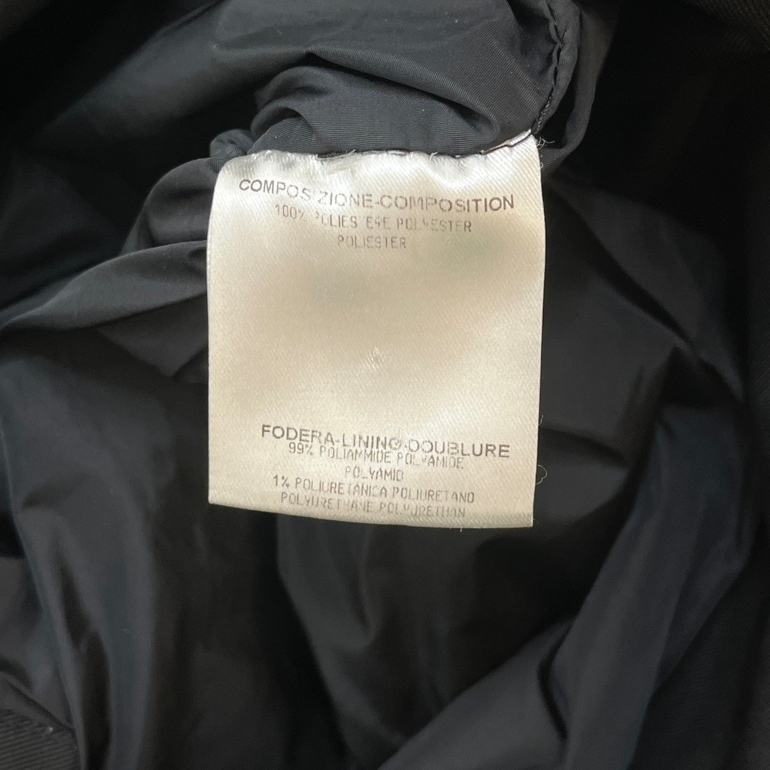 Men's Biker Jacket Black Size S - Photo 6