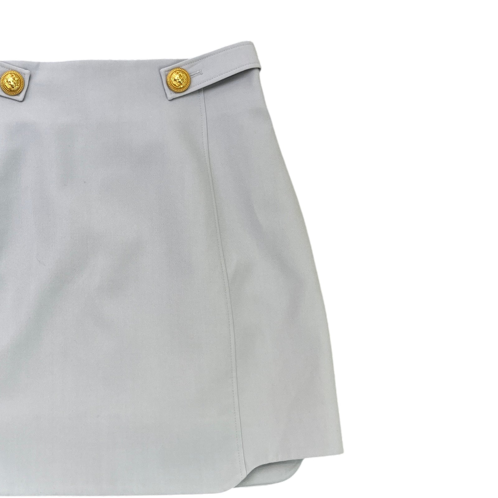 Women's Logo Buttons Skirts Blue Size UK10 - Photo 3