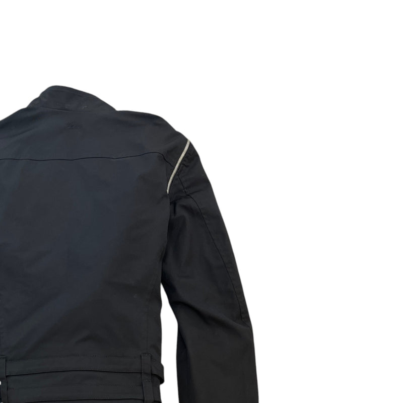 Men's Biker Jacket Black Size S