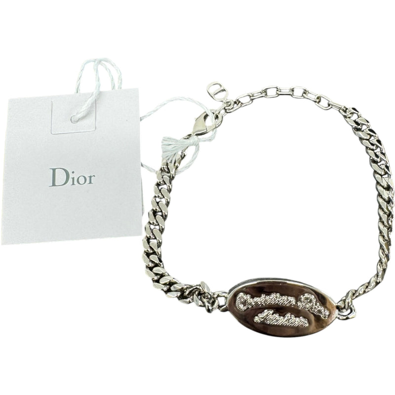 Men's Atelier Logo Bracelet Silver