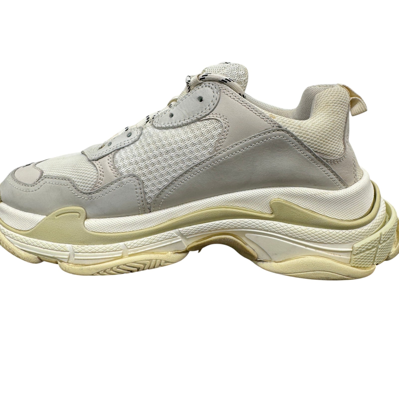 Men's Triple S Low Trainers Cream Size EU 44 / UK 10 - Photo 2