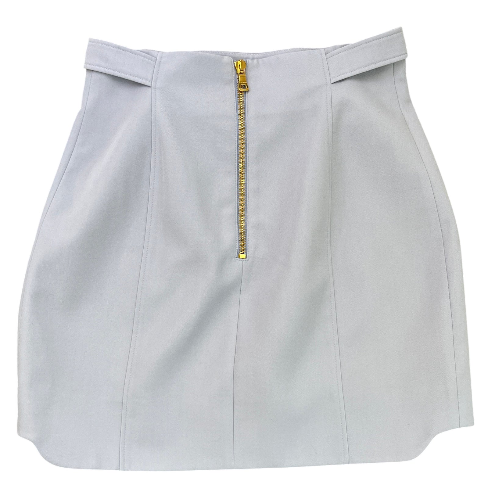 Women's Logo Buttons Skirts Blue Size UK10 - Photo 2