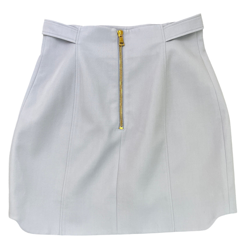 Women's Logo Buttons Skirts Blue Size UK10