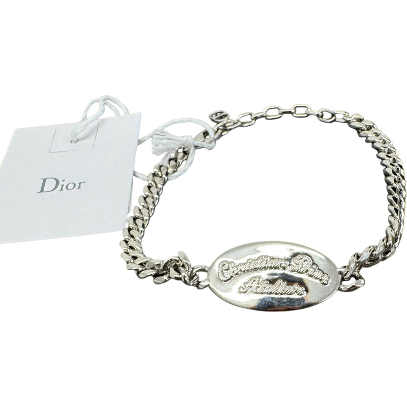Men's Atelier Logo Bracelet Silver