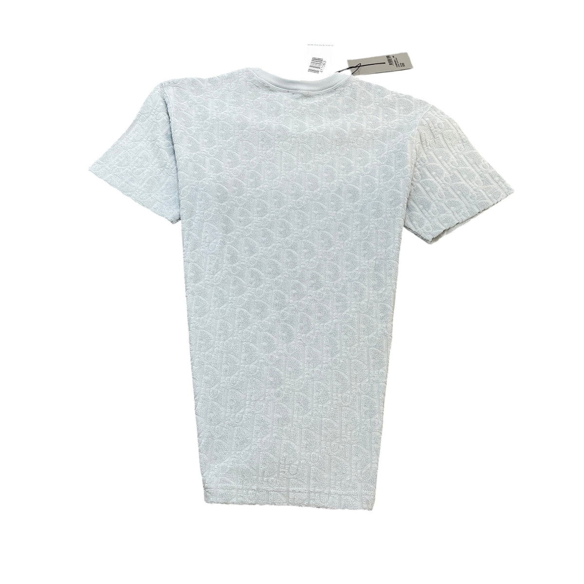 Men's Oblique Towelling T-Shirt Blue Size XXS - Photo 2