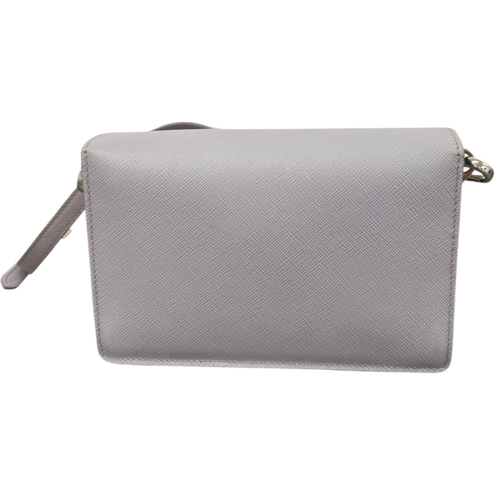 Women's Saffiano Leather Mini Sound Crossbody Bag Purple - Photo 6