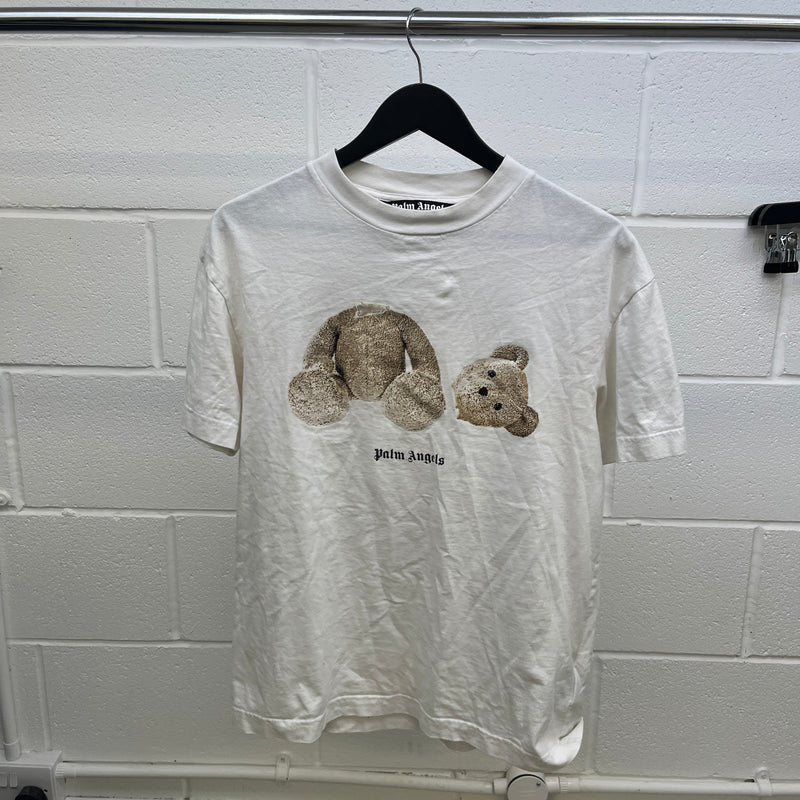 Men's Kill the Bear T-Shirt White Size S