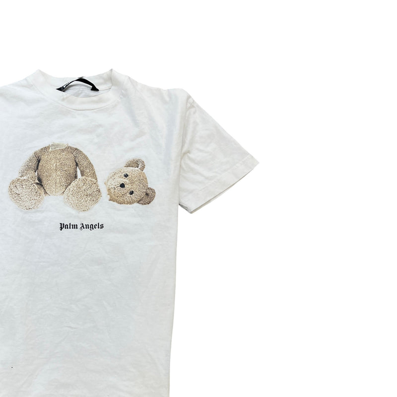 Men's Kill the Bear T-Shirt White Size S