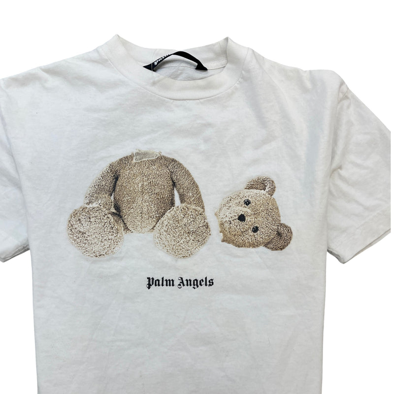 Men's Kill the Bear T-Shirt White Size S