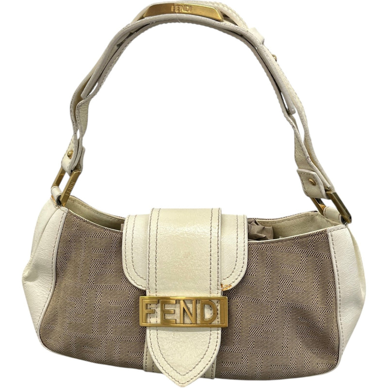 Women's Zucca Monogram Shoulder Bag Cream