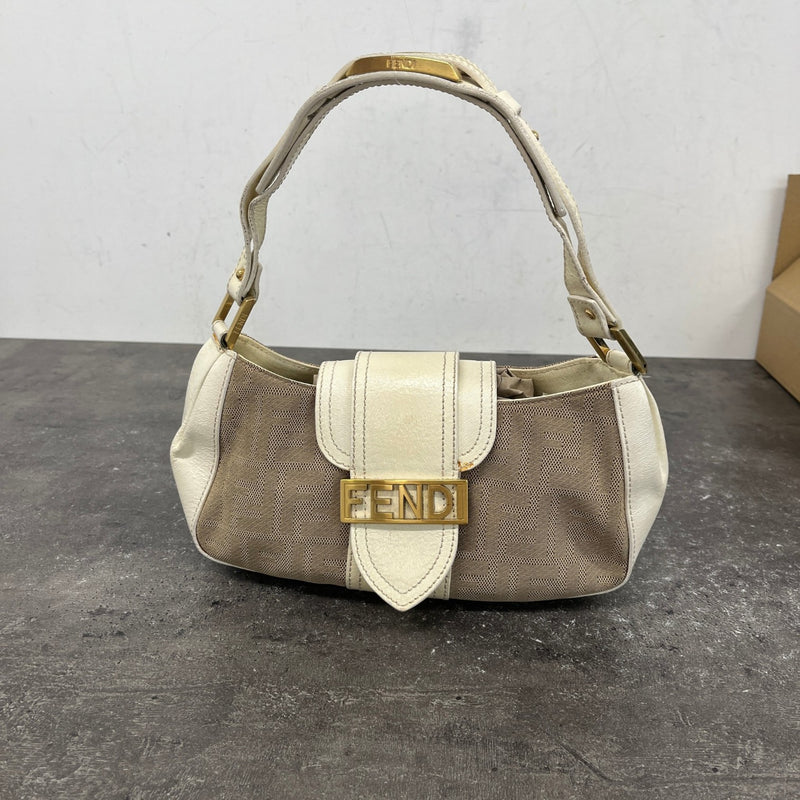 Women's Zucca Monogram Shoulder Bag Cream