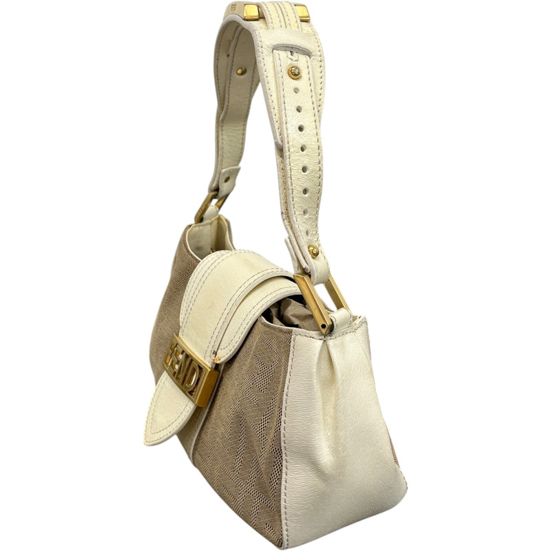 Women's Zucca Monogram Shoulder Bag Cream