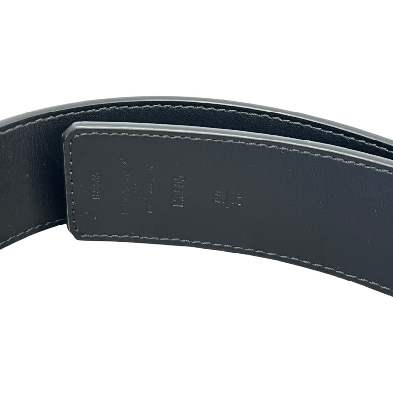 Men's Lv Initials Reversible Belt Black Size Waist 36"