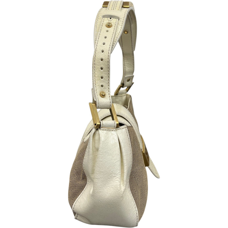 Women's Zucca Monogram Shoulder Bag Cream