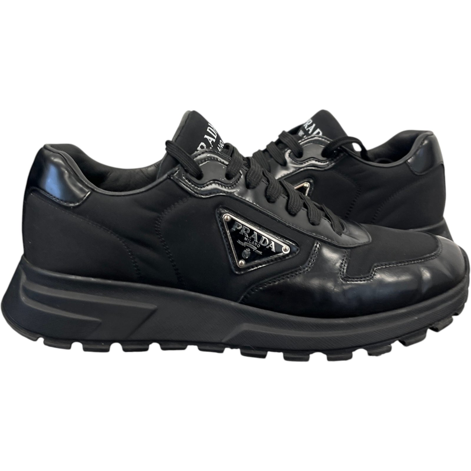 Men's Re-Nylon Prax 1 Low Trainers Black Size EU 40 / UK 6 - Photo 3