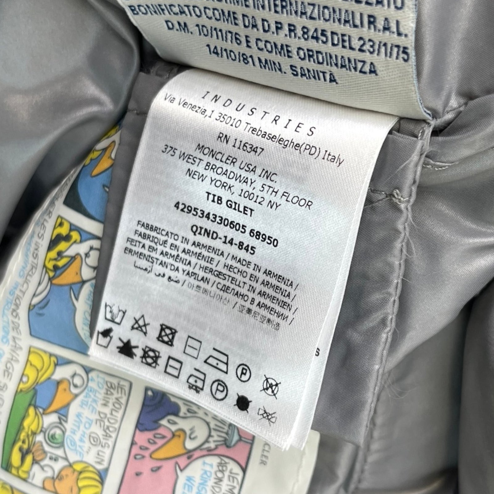 Women's Tib Kids Age 8 Gilet Grey Size XXS - Photo 9