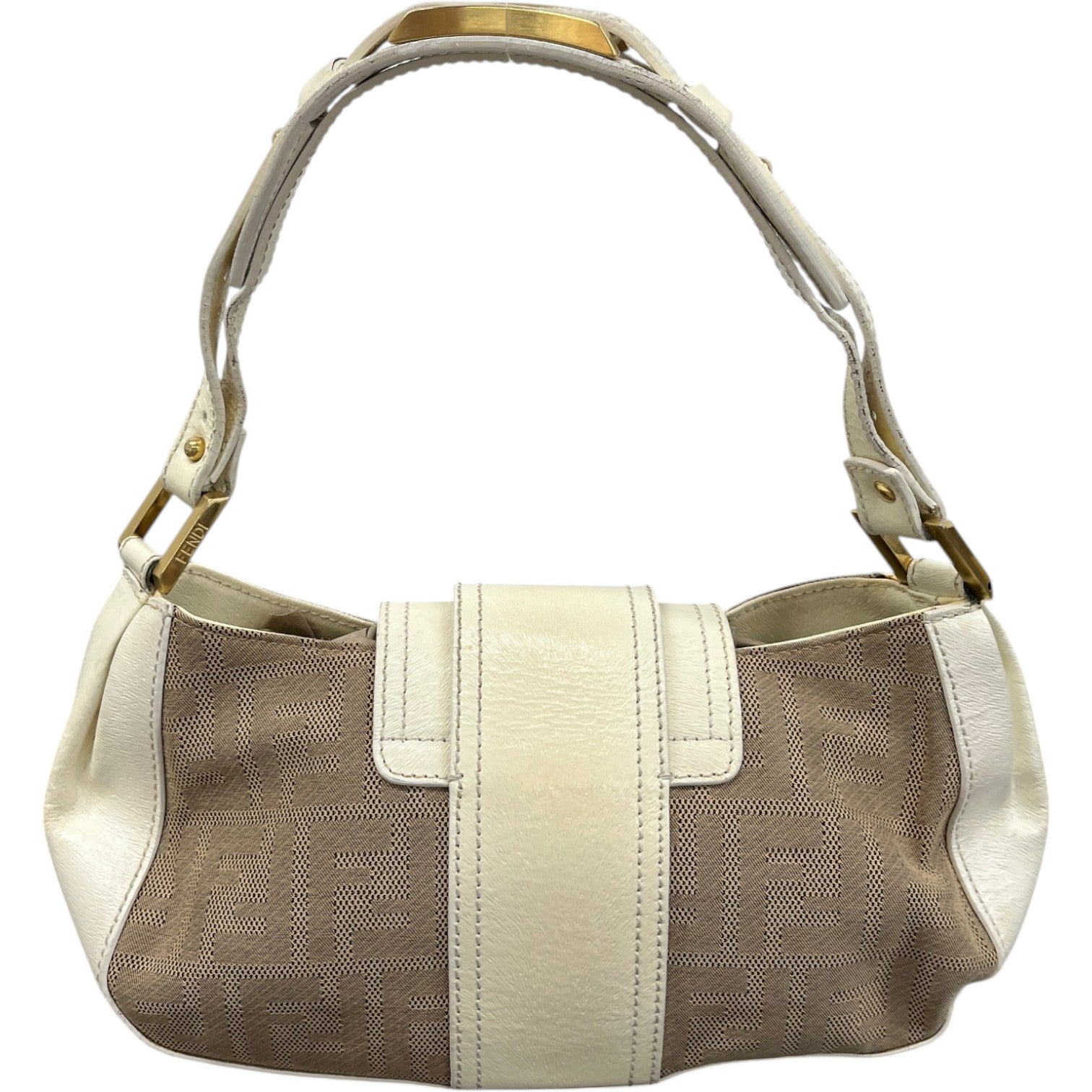 Women's Zucca Monogram Shoulder Bag Cream - Photo 7