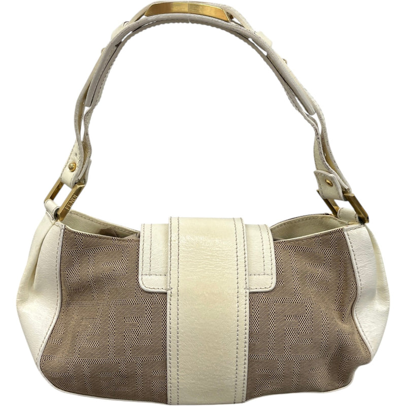 Women's Zucca Monogram Shoulder Bag Cream