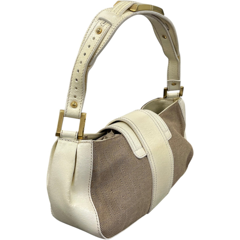 Women's Zucca Monogram Shoulder Bag Cream