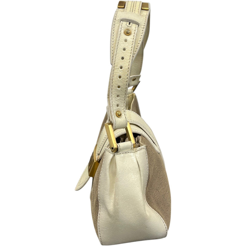 Women's Zucca Monogram Shoulder Bag Cream