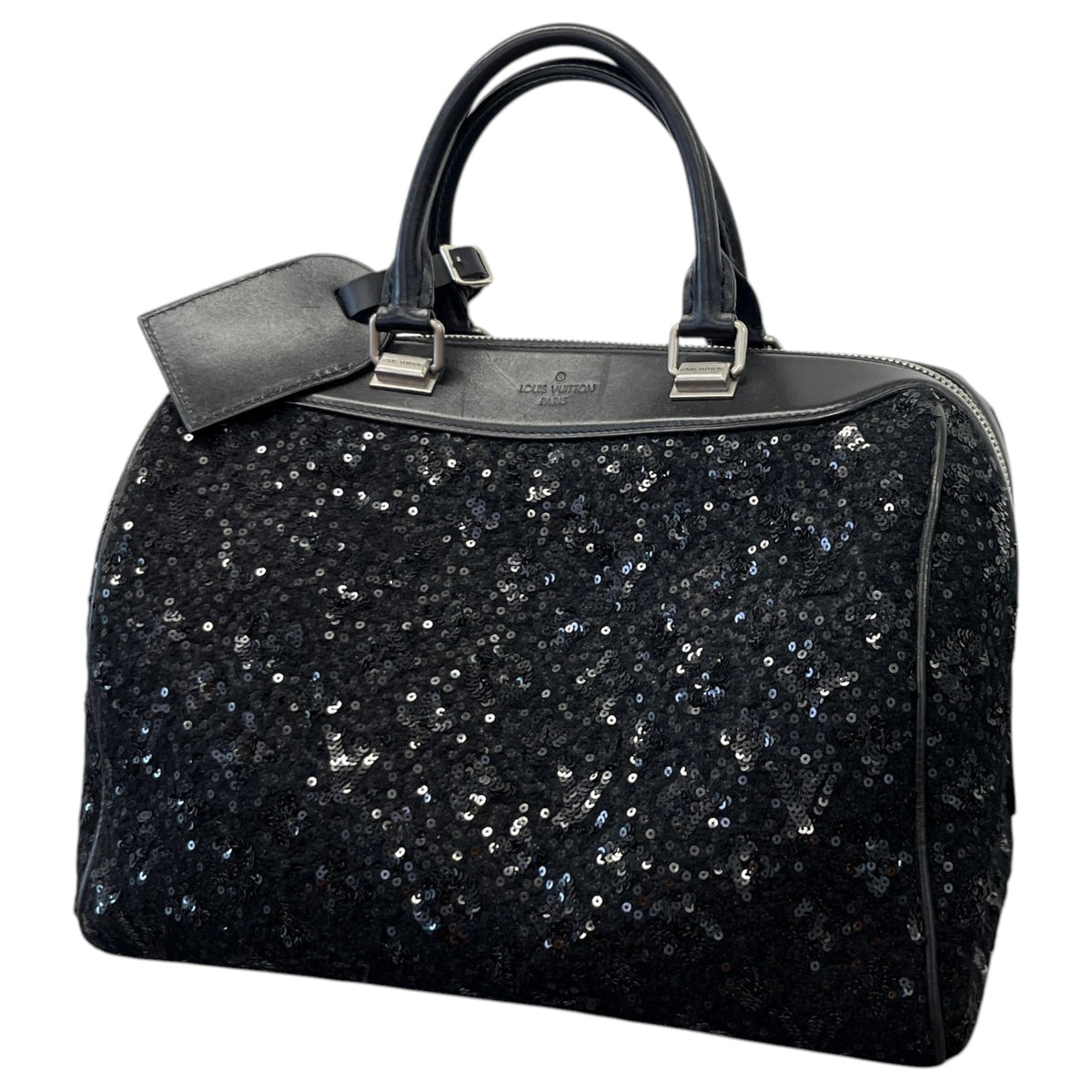 Women's Limited Edition Sunshine Express Speedy 30 Handbag Black - Photo 5