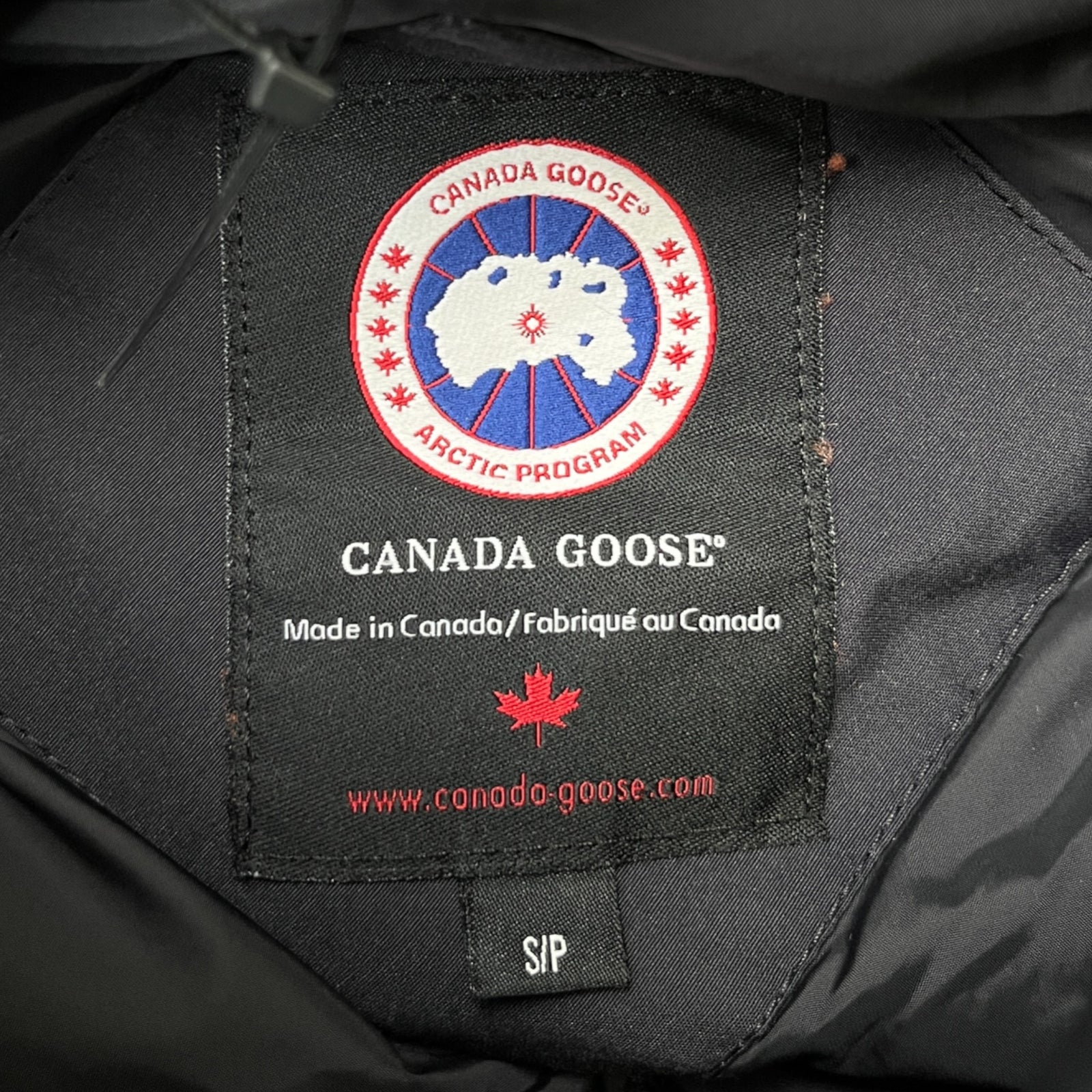 Men's Langford Parka Down Jacket Navy Size S - Photo 8