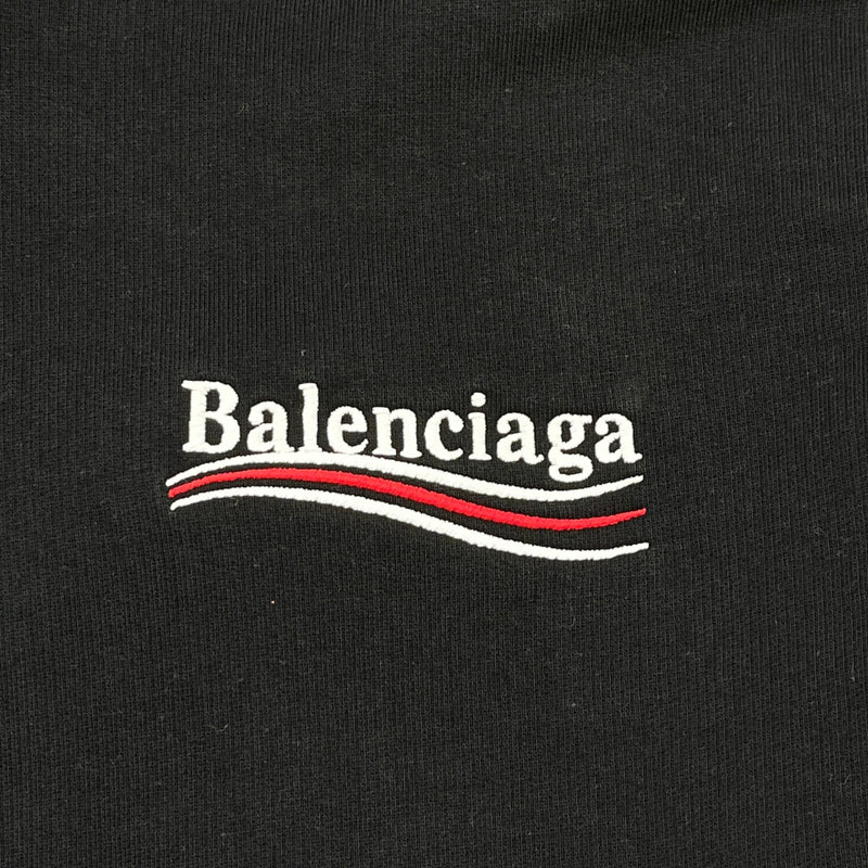 Men's Political Campaign Logo Hoodie Black Size S