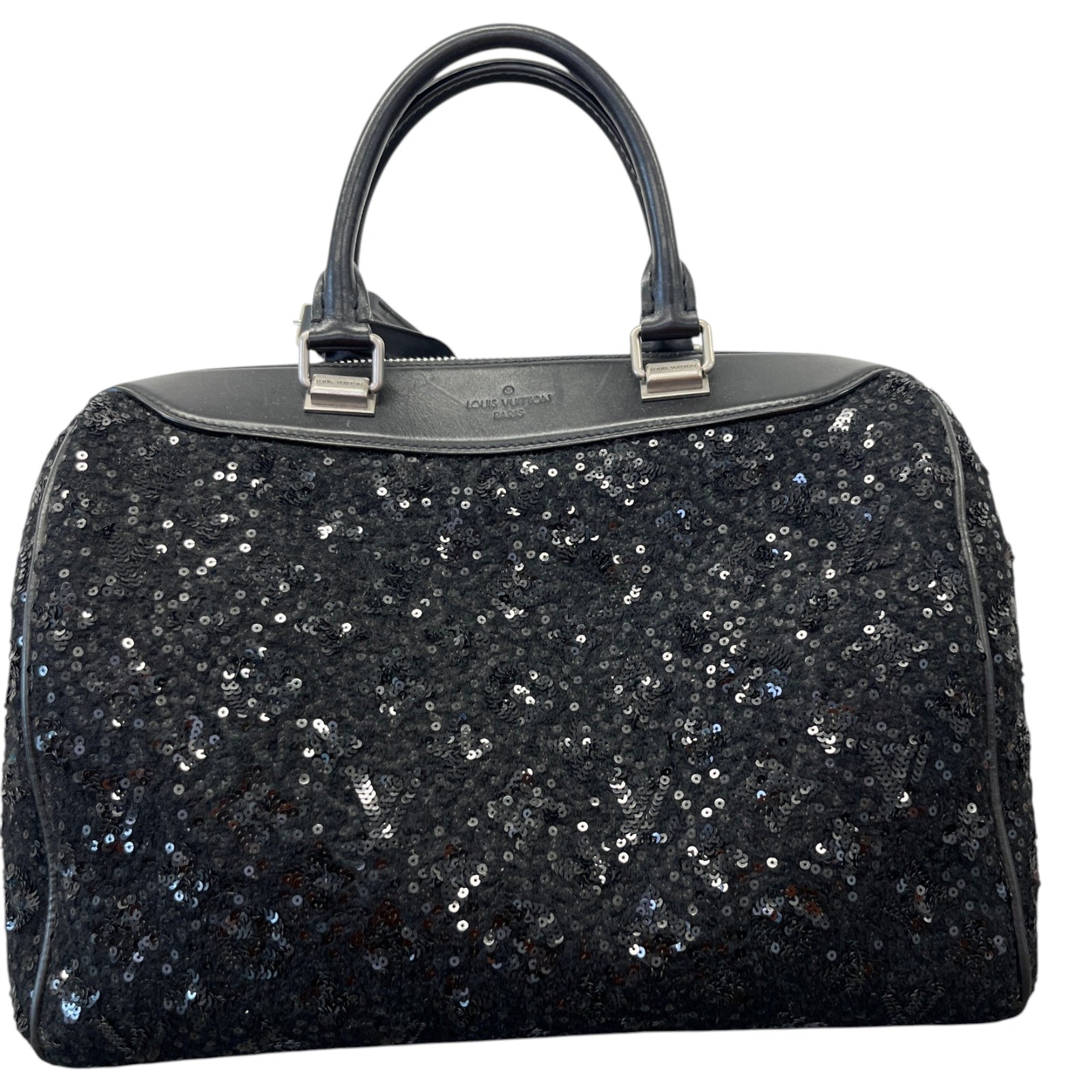 Women's Limited Edition Sunshine Express Speedy 30 Handbag Black - Photo 3