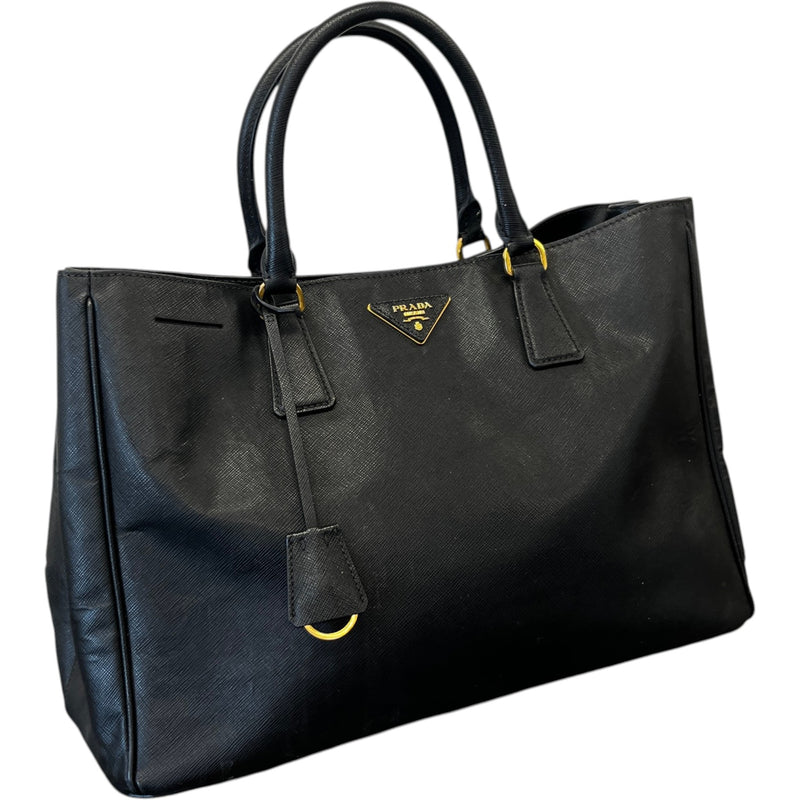 Women's Galleria Saffiano Handbag Black