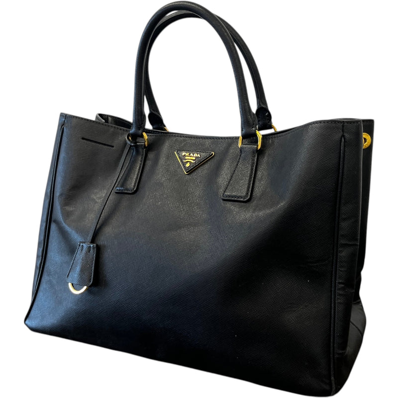 Women's Galleria Saffiano Handbag Black