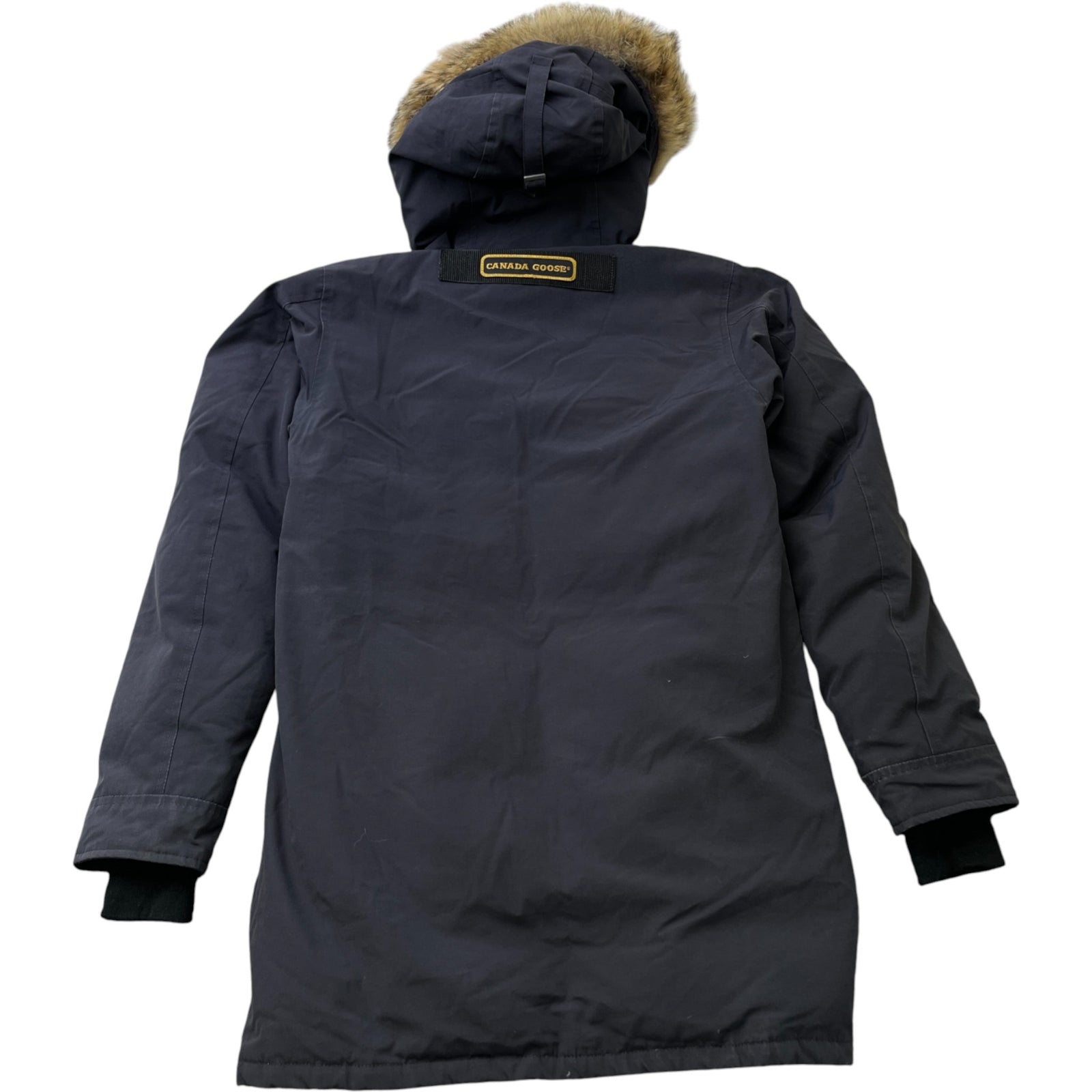 Men's Langford Parka Down Jacket Navy Size S - Photo 2
