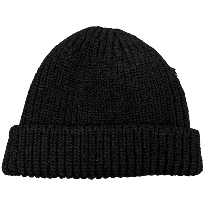 Men's Plaque Logo Pouch Hat Black Size M