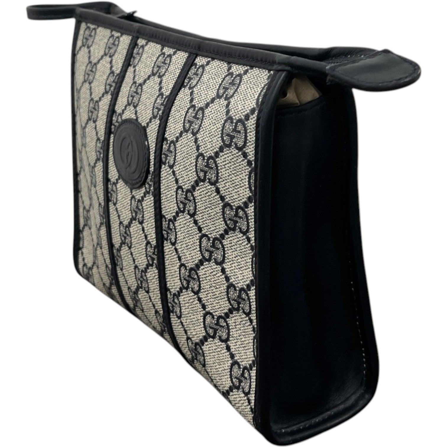 Women's Gg Supreme Toiletry Bag Beige - Photo 3
