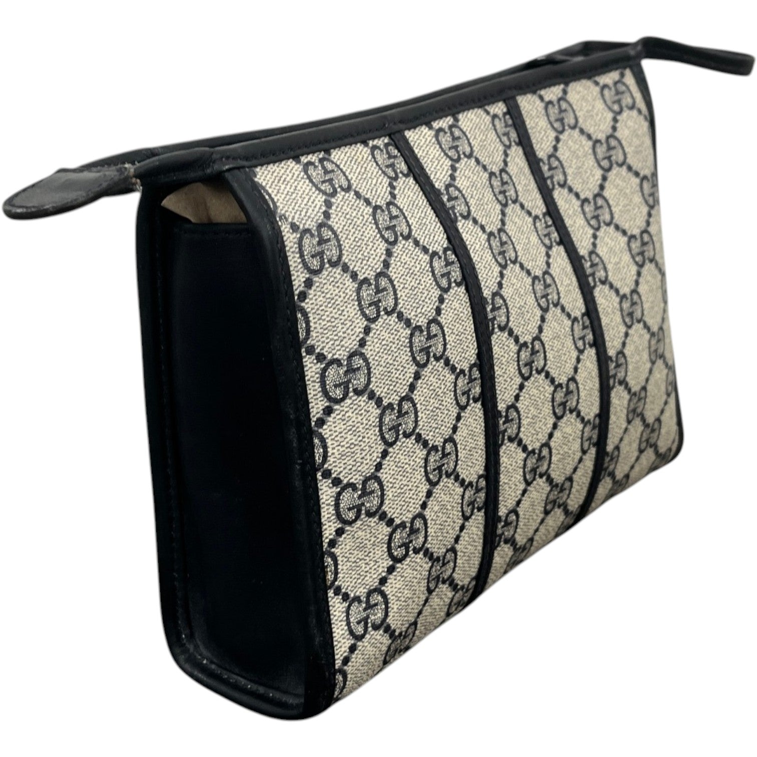 Women's Gg Supreme Toiletry Bag Beige - Photo 6