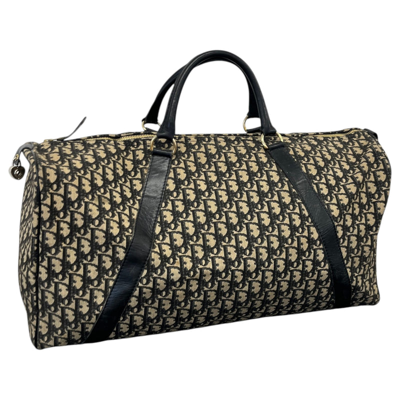 Women's Oblique Boston Travel Bag Navy