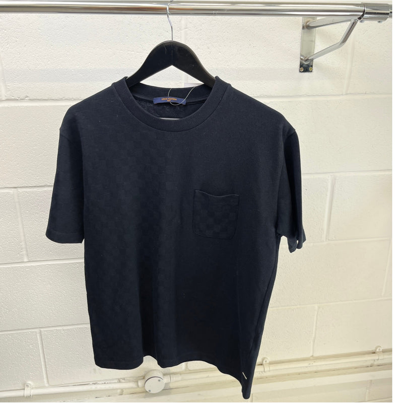 Men's Damier T-Shirt Black Size L