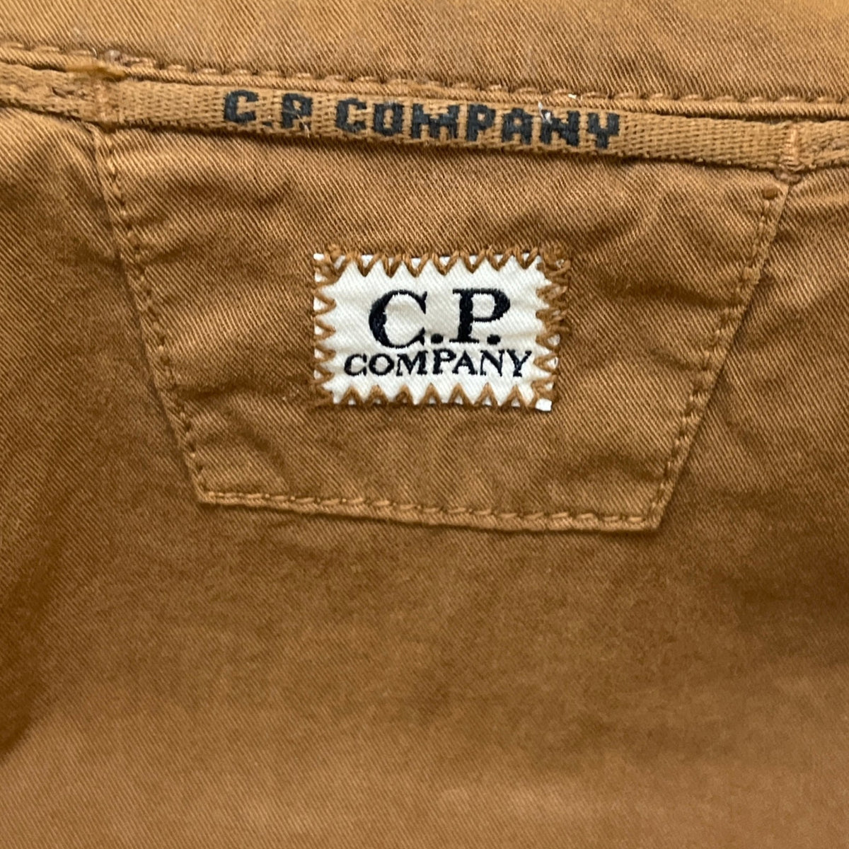 Men's Lens Logo OverShirt Brown Size S - Photo 5