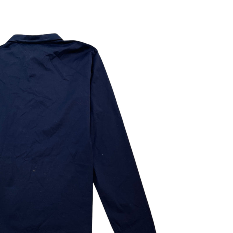 Men's Embroidered Logo Polo Shirt Navy Size L