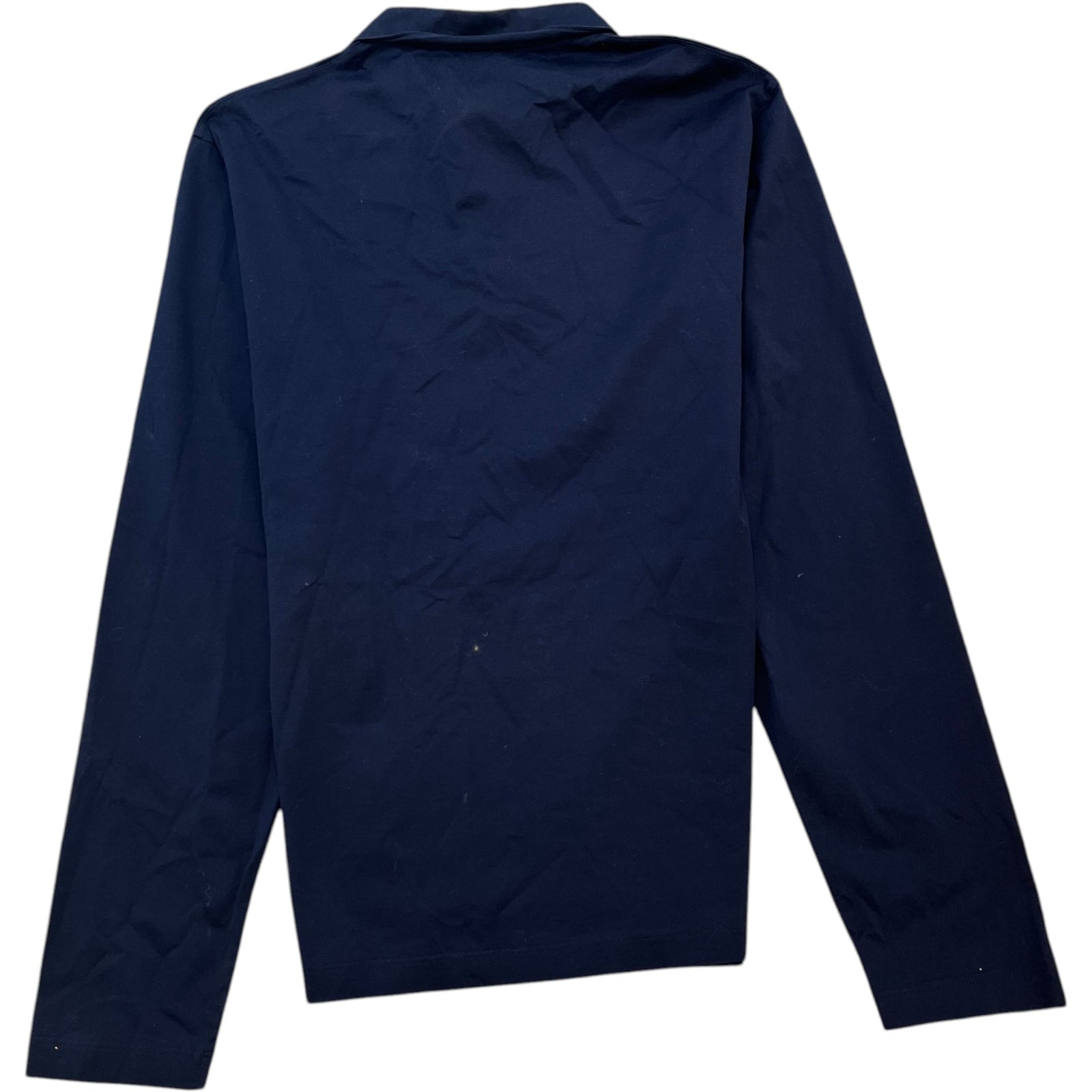 Men's Embroidered Logo Polo Shirt Navy Size L - Photo 2