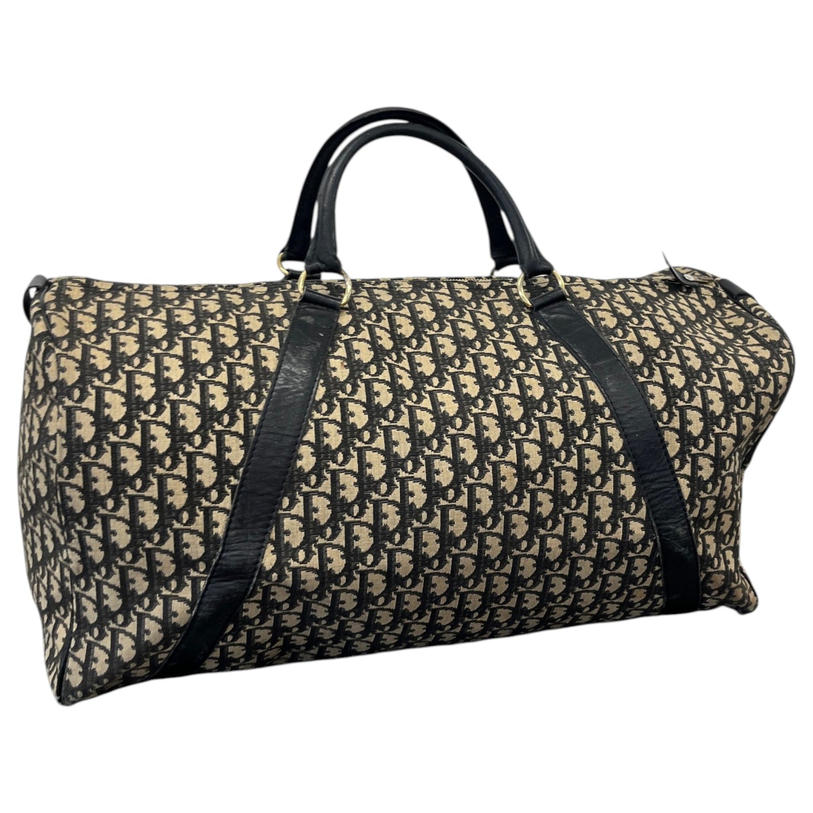 Women's Oblique Boston Travel Bag Navy - Photo 9