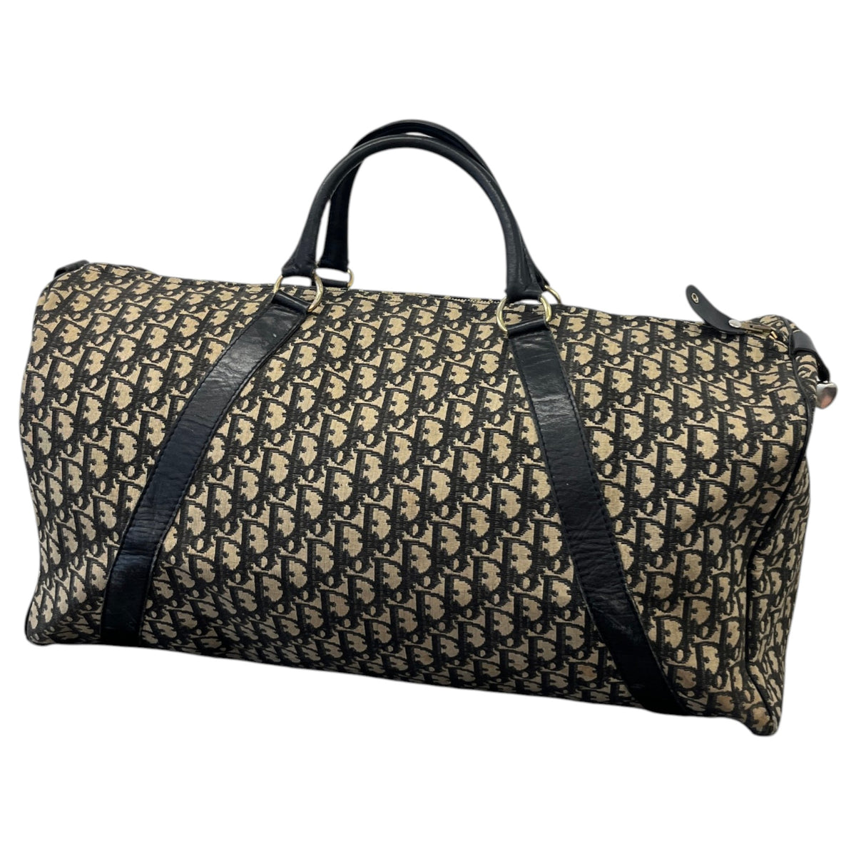 Women's Oblique Boston Travel Bag Navy - Photo 8