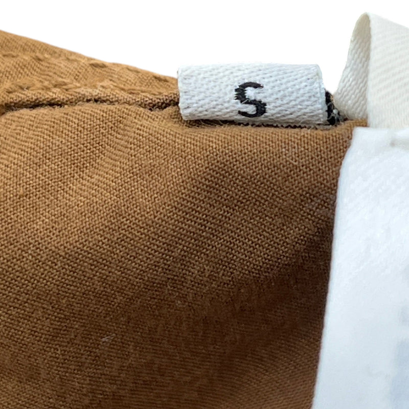 Men's Lens Logo OverShirt Brown Size S