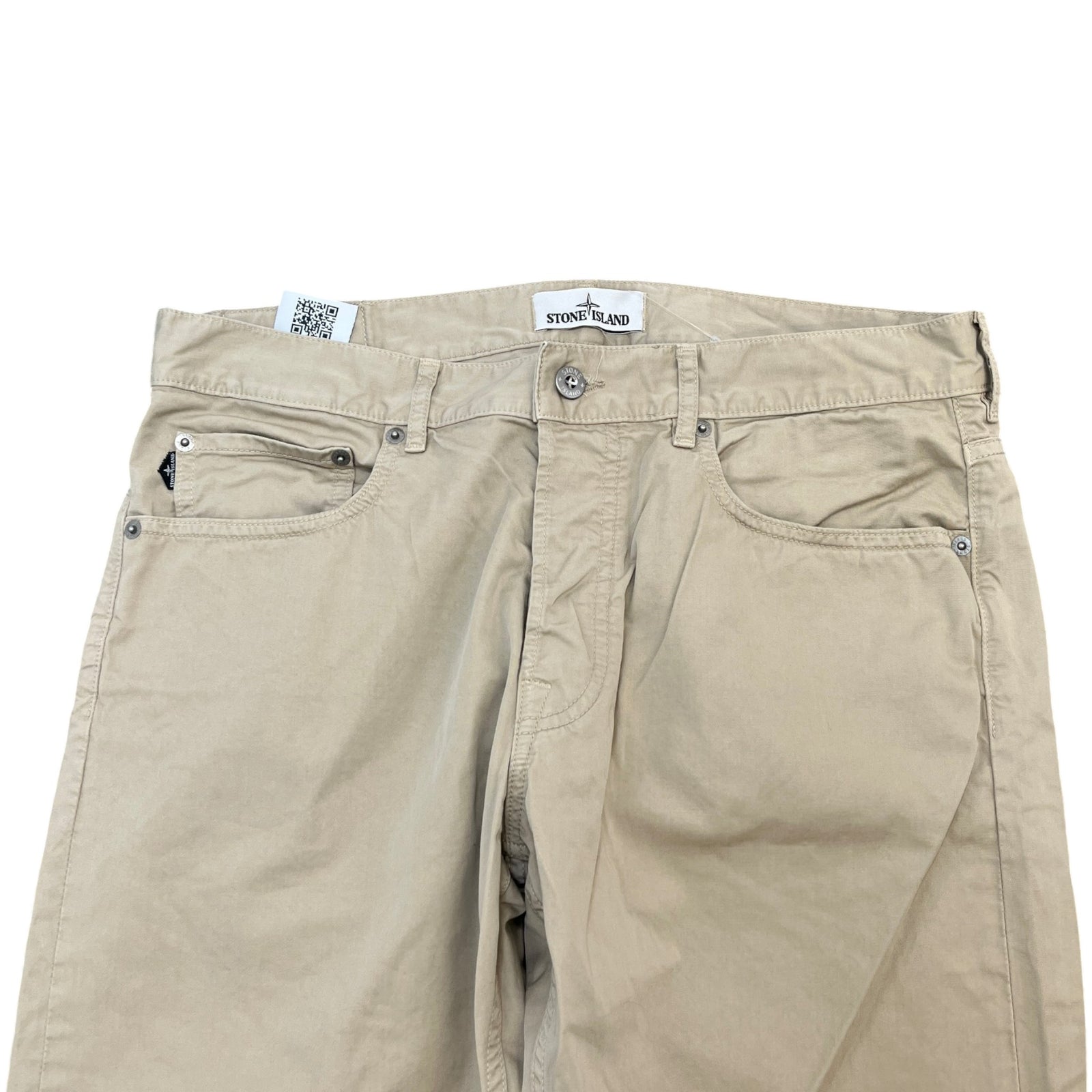 Men's Applique Logo RE-T Fit Cargos Beige Size M / W32 - Photo 5