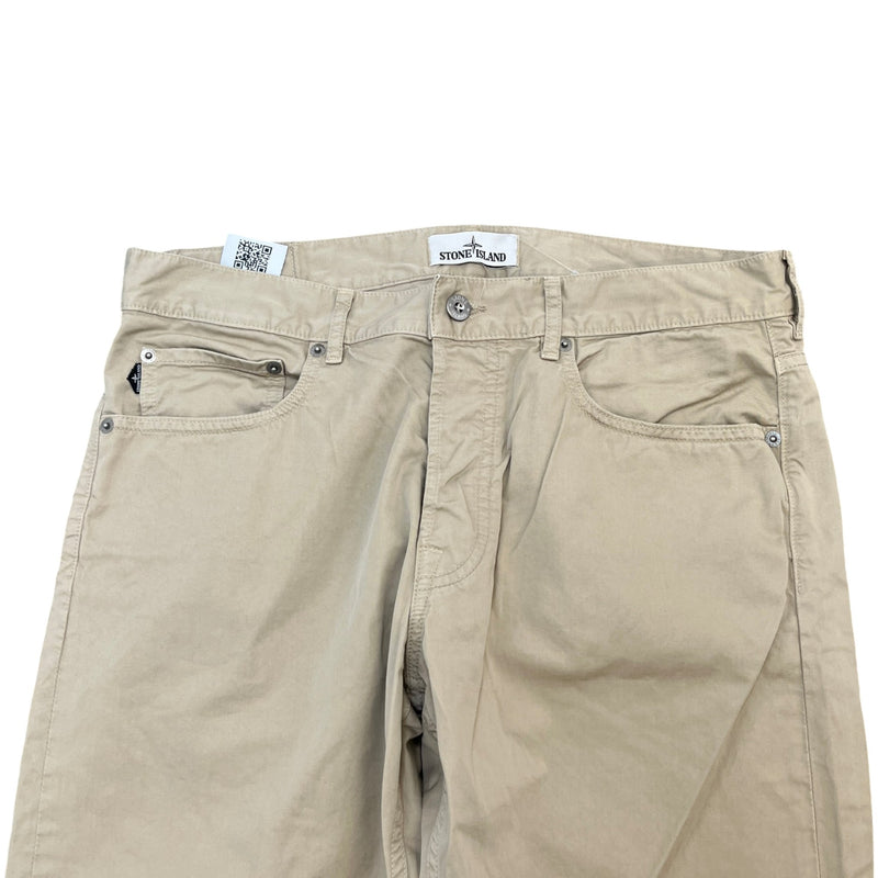 Men's Applique Logo RE-T Fit Cargos Beige Size M / W32