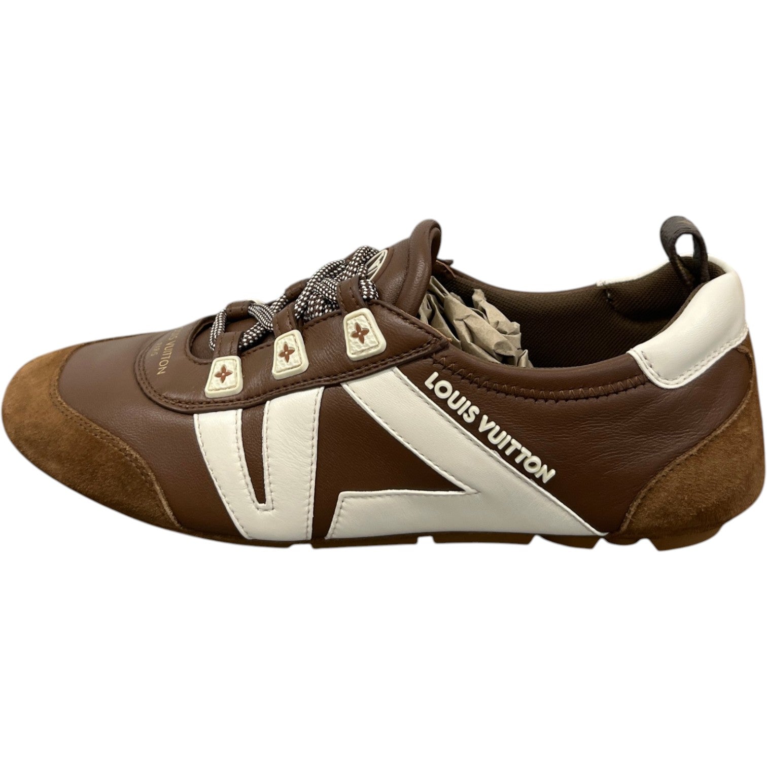Women's Lv Sneakerina Low Trainers Brown Size EU 36 / UK 3 - Photo 5