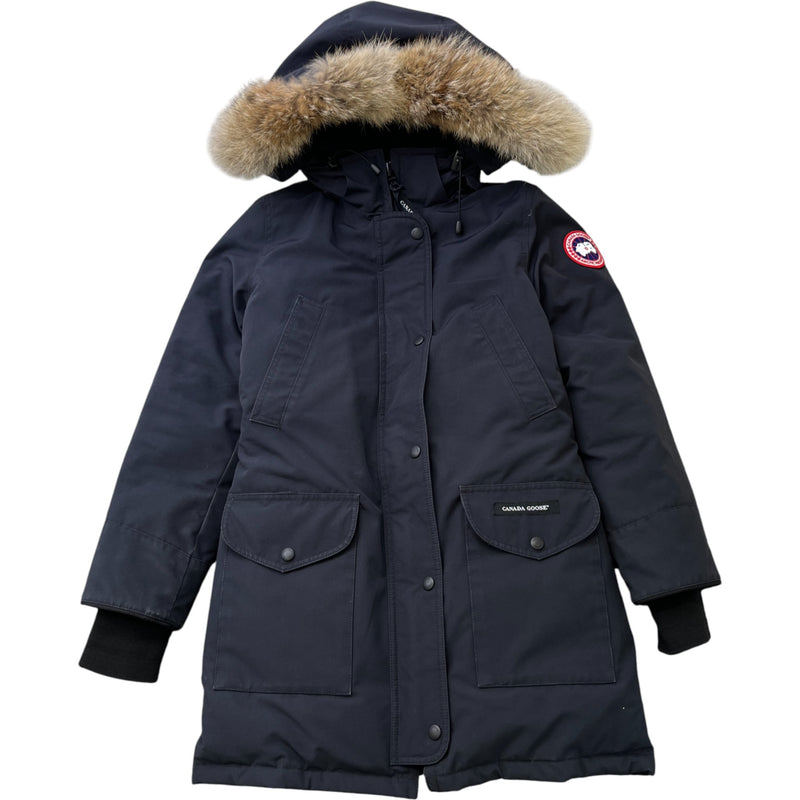 Women's Trillium Parka Down Jacket Navy Size S