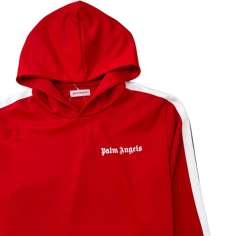 Men's Logo Print Hoodie Red Size S